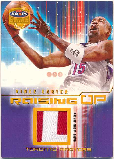 ☆ Vince Carter NBA 2002-03 Fleer Hoops Stars Rising Up Jersey Patch 250枚限定 ジャージ パッチカード ヴィンス?カーター