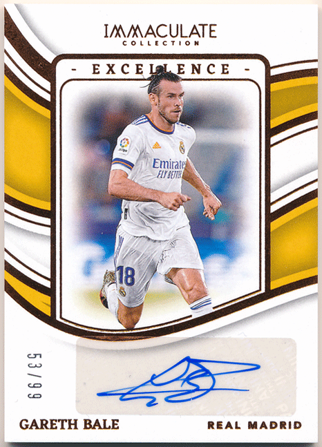 Gareth Bale 2023-24 Panini Immaculate Collection Excellence Signature Auto 99枚限定 直筆サイン オート ガレス?ベイル