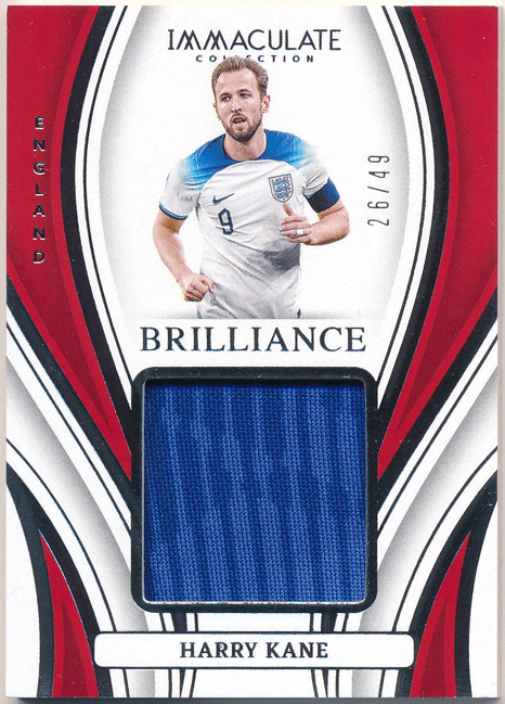 Harry Kane 2023-24 Panini Immaculate Collection Brilliance Silver Jersey 49枚限定 ジャージカード ハリー?ケイン