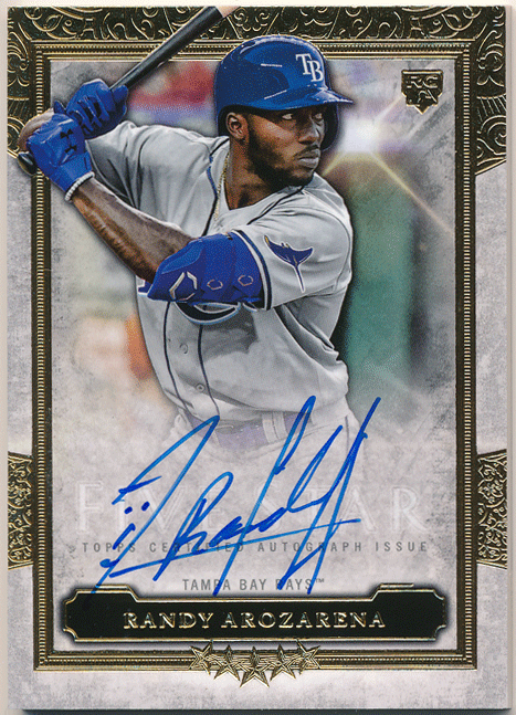Topps now ランディ アロサレーナ サインカード 両面フォト-激安