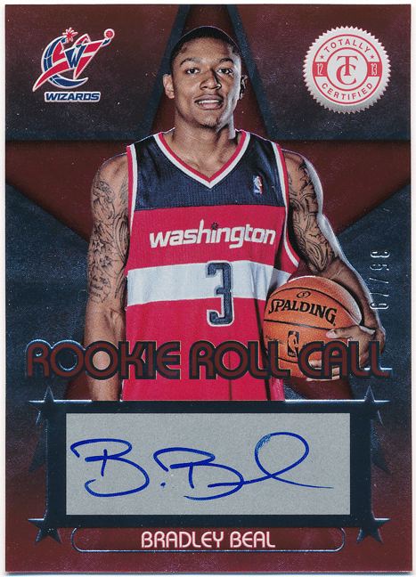 Bradley Beal 2012-13 Panini Totally Certified RC Rookie Roll Call Red Auto 79枚限定 直筆サイン ルーキーオート ブラッドリー?ビール