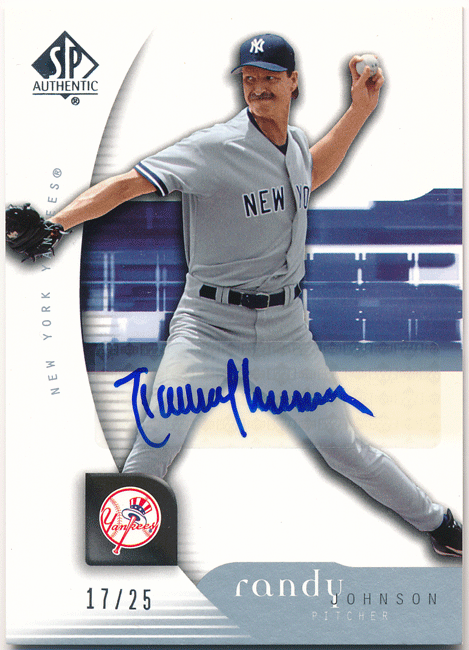 Randy Johnson MLB 2005 UD SP Collection SP Authentic