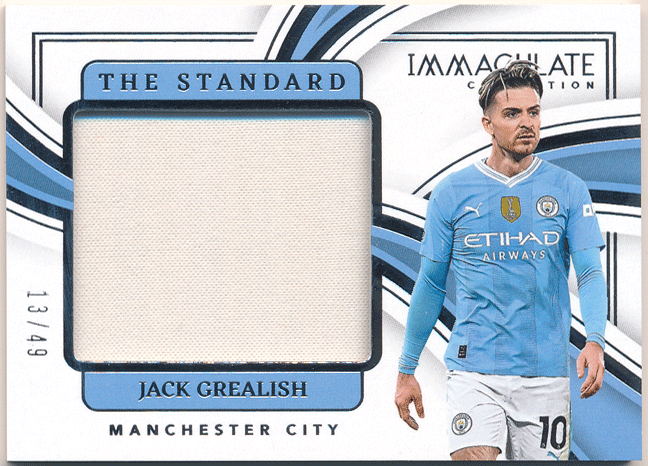 Jack Grealish 2023-24 Panini Immaculate Collection The Standard Silver Jersey 49枚限定 ジャージカード ジャック?グリーリッシュ