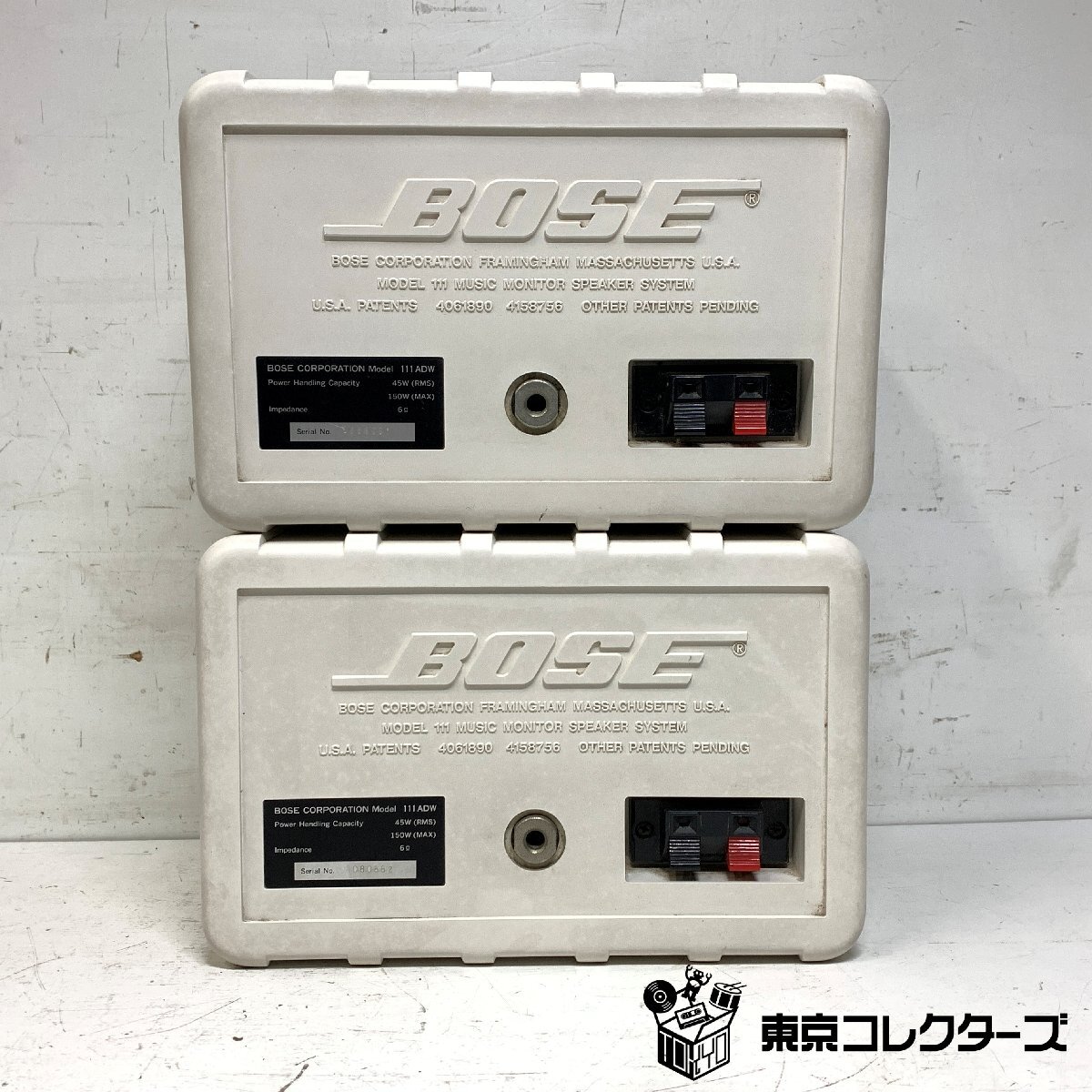 BOSE 111ADW ペア 連番シリアル＜動作確認済み＞GMA-3W パン