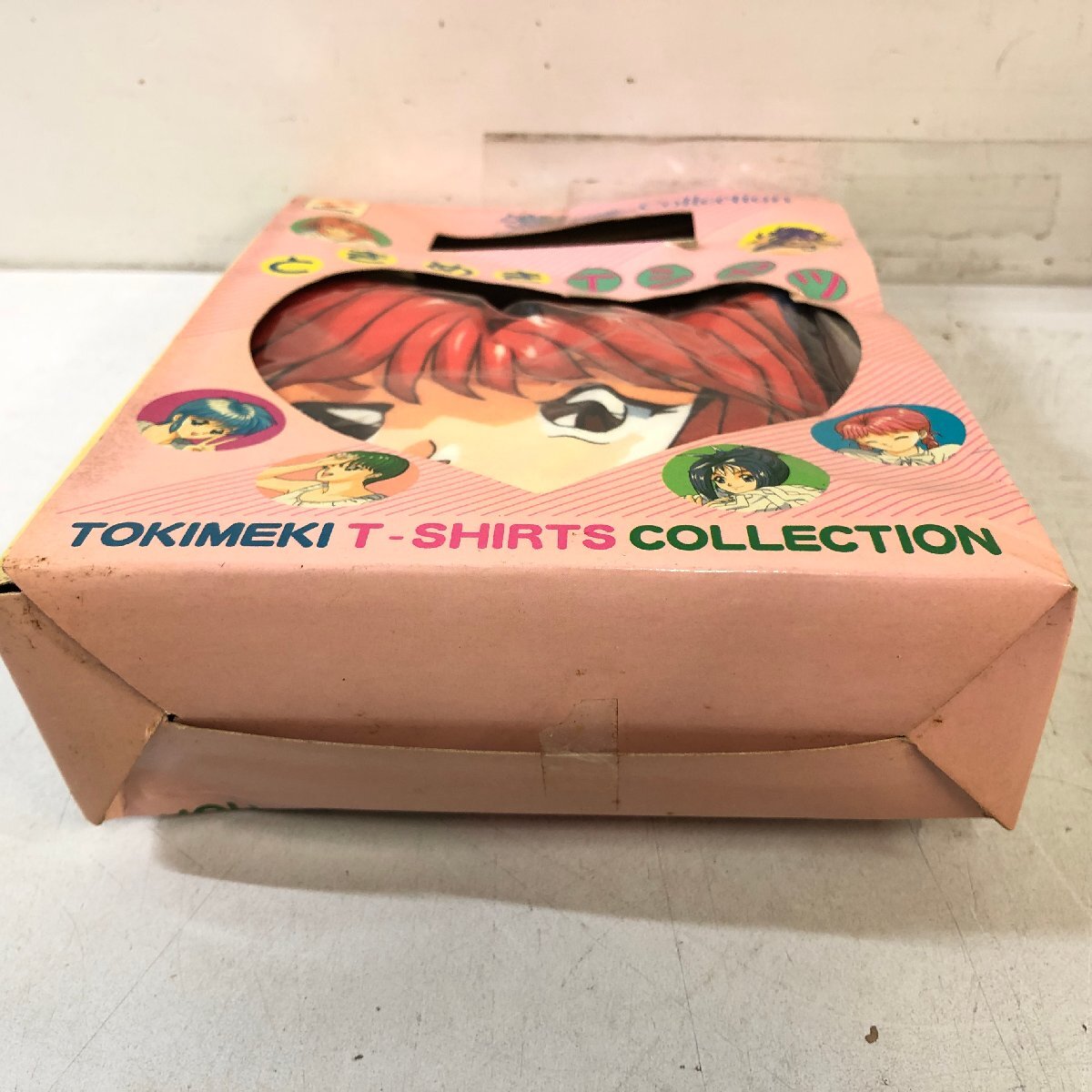 【未開封】①KONAMI ときめきメモリアル ときめきTシャツ コレクション《朝日奈夕子》當(dāng)時(shí)物 貴重 非売品 キャラクター ときメモ コナミ ▲