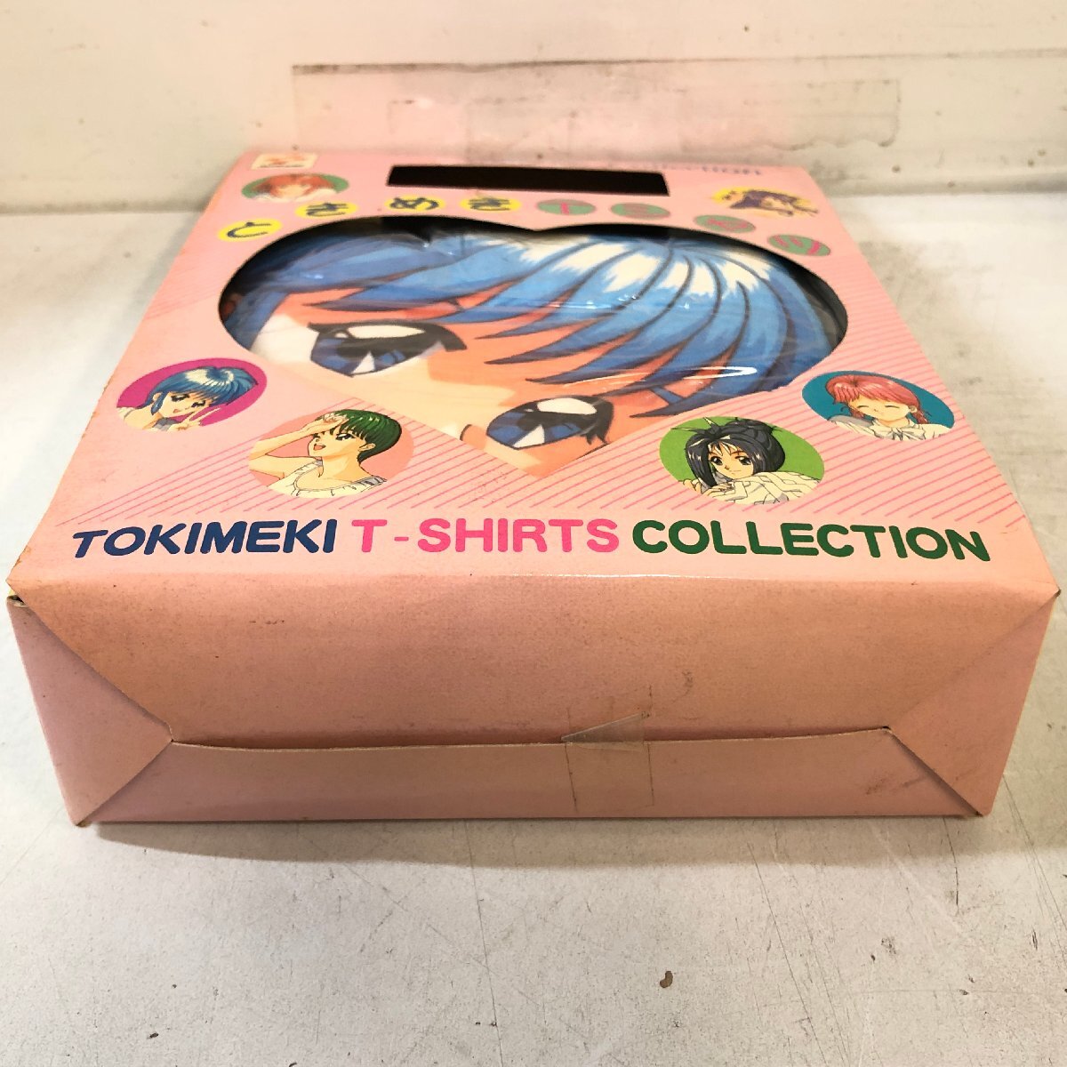 【未開(kāi)封】②KONAMI ときめきメモリアル ときめきTシャツ コレクション《虹野沙希》當(dāng)時(shí)物 貴重 非売品 キャラクター ときメモ コナミ ▲