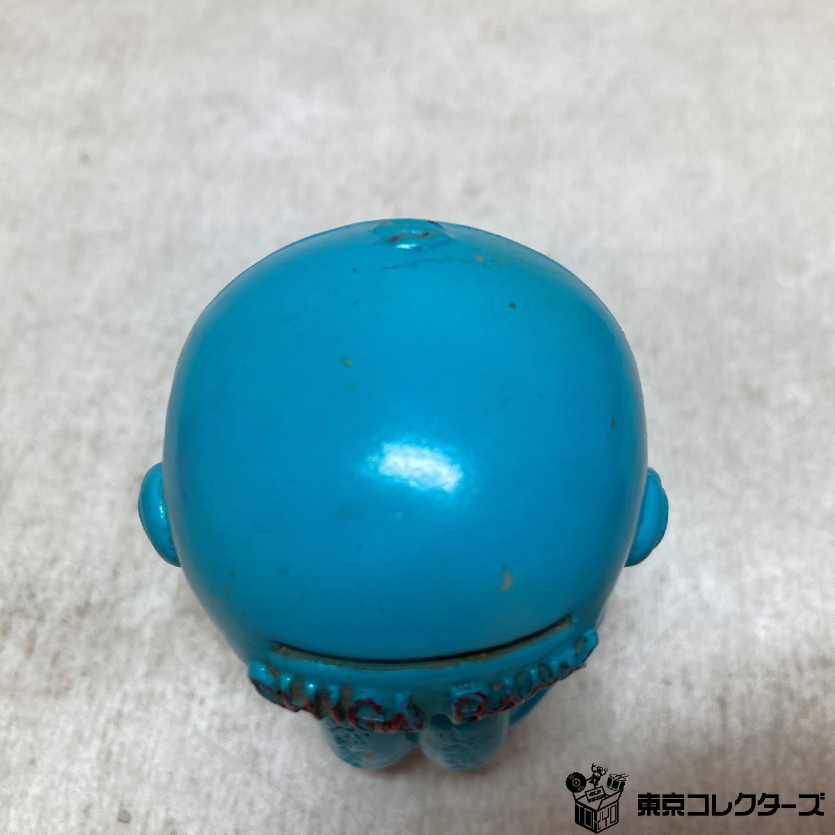 新品未使用 昭和レトロ 当時物 滋賀銀行 ソフビ しがちゃん 貯金箱 宇宙服 高さ約9cm】滋賀銀行 SHIGA BANK しがちゃん 宇宙服 水色 ソフビ