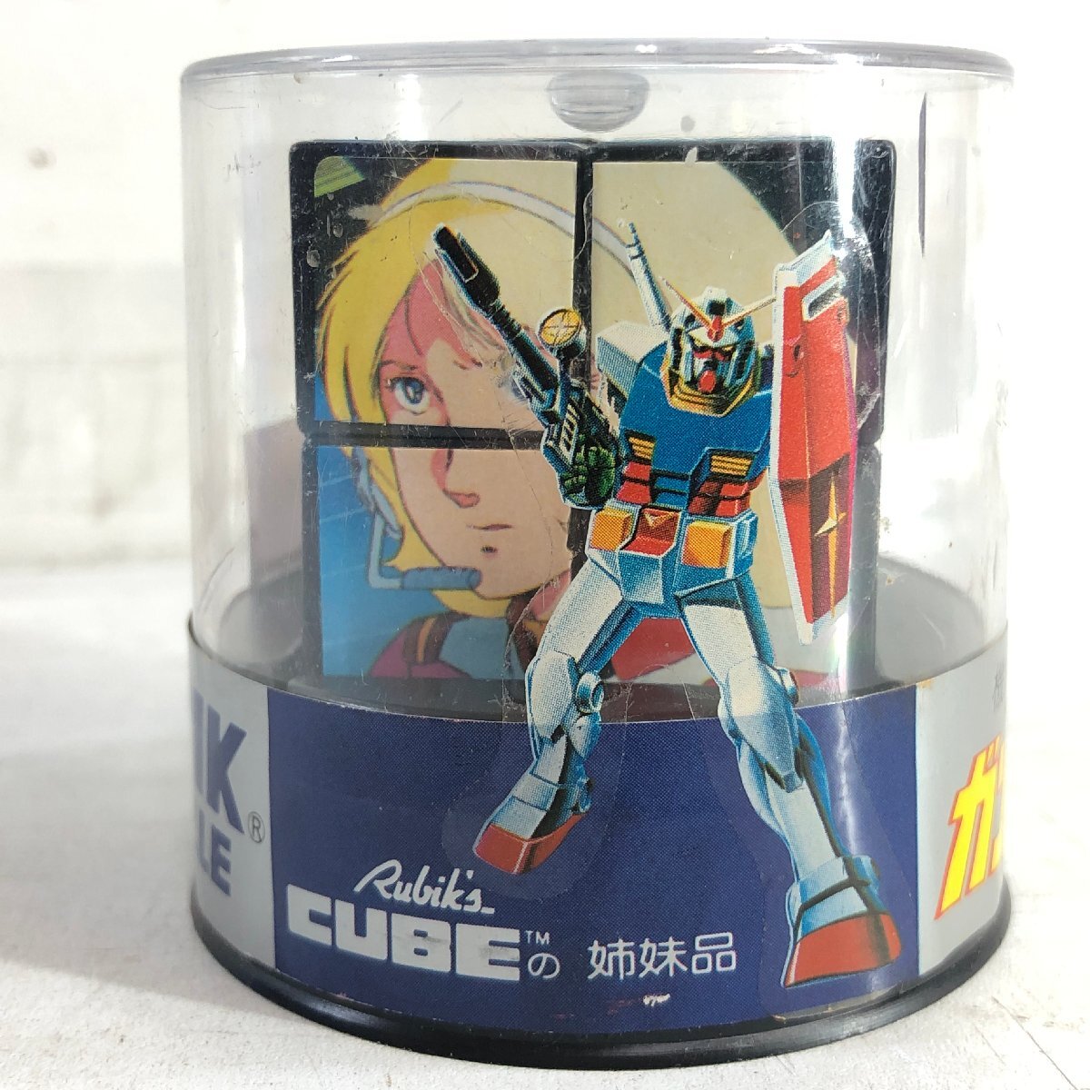 [ нераспечатанный ]tsukda оригинал Mobile Suit Gundam { Cubic * мозаика }CUBIK PUZZLE кубик Рубика. сестры товар TSUKUDA ^