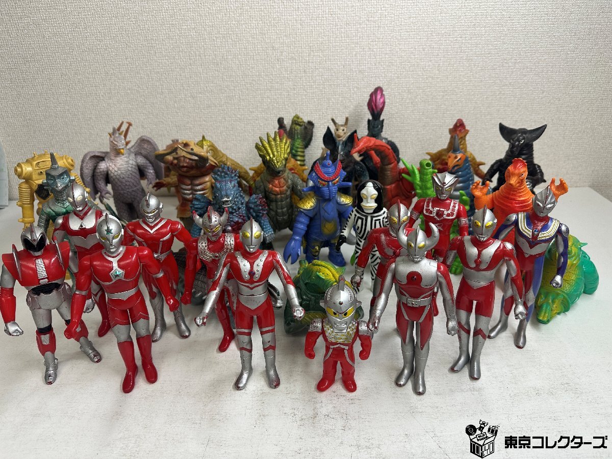 お歳暮 人気 オシャレ ジャンク】バンダイ ウルトラマン JAPAN表記のみ ソフビ 特撮