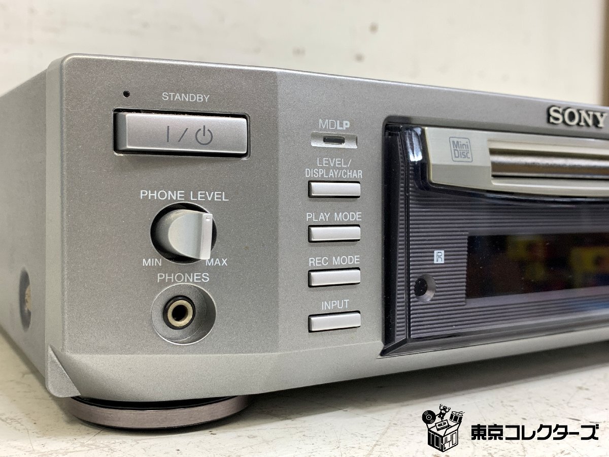 【ジャンク】SONY MDS-S50 ソニー MDデッキ PCリンク PCLK-MN10 リモコン RM-D46M MADE IN JAPAN M-crew ※引取り可 □