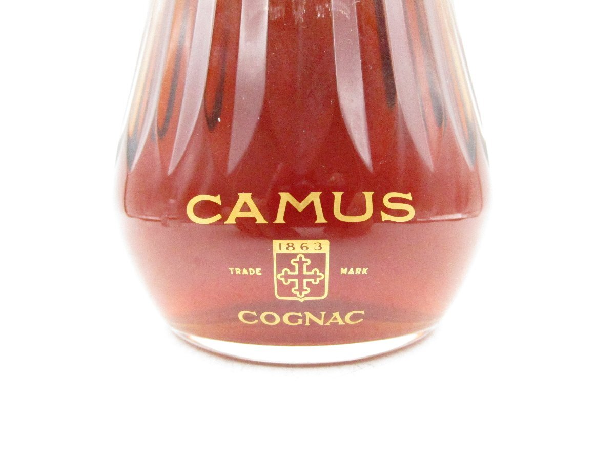 同梱不可 1円～CAMUS カミュ バカラ クリスタル デキャンタ カラフェ コニャック ブランデー 箱入 ※液面低下 Q024839