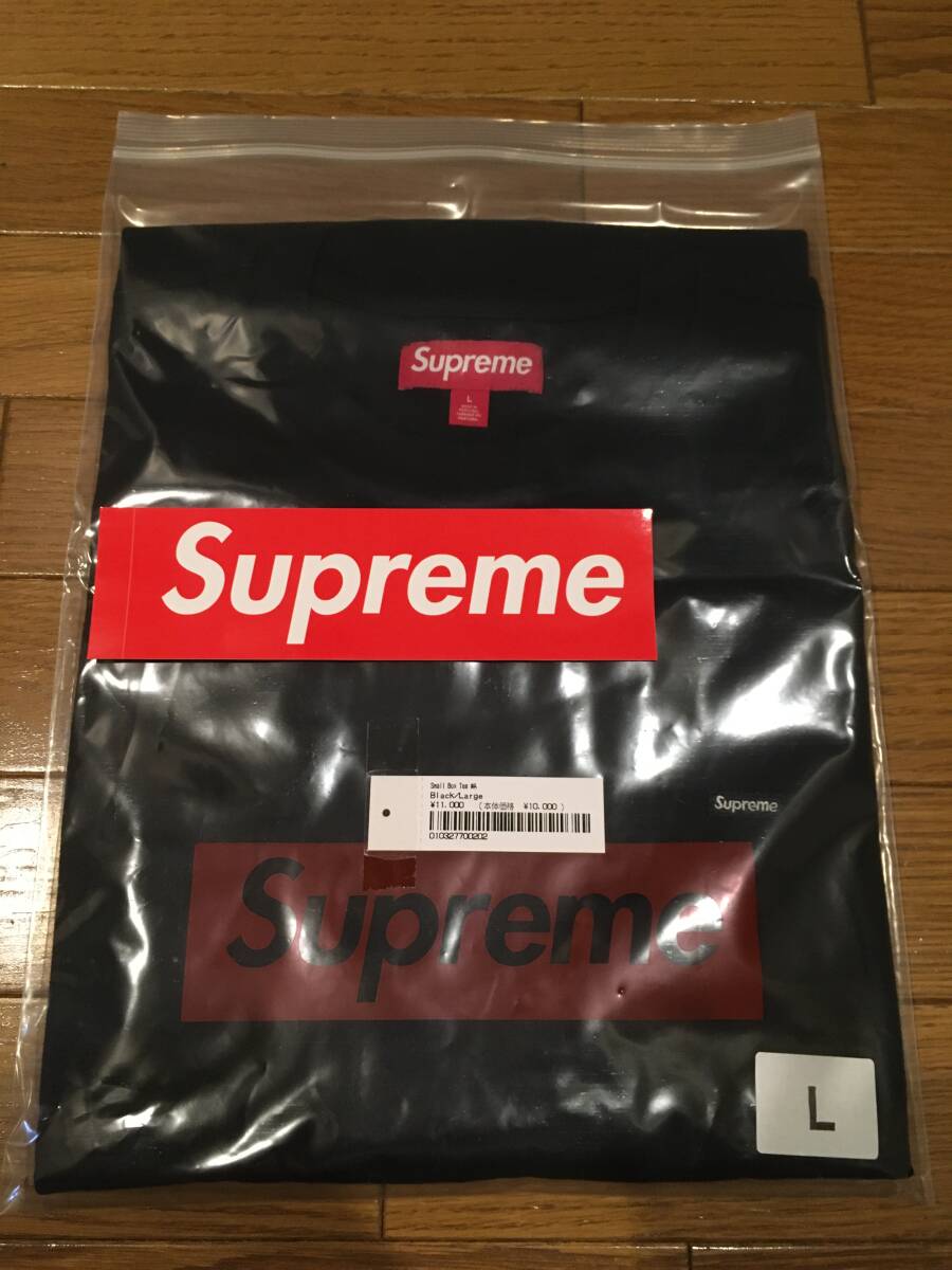 [ не использовался ]Supreme Small Box Tee Black 25SS L размер Supreme маленький box футболка черный короткий рукав Supreme