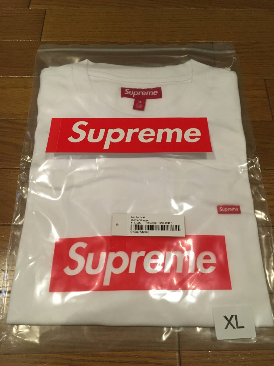 【未使用】Supreme Small Box Tee White 25SS XLサイズ シュプリーム スモールボックスTシャツ　ホワイト　半袖