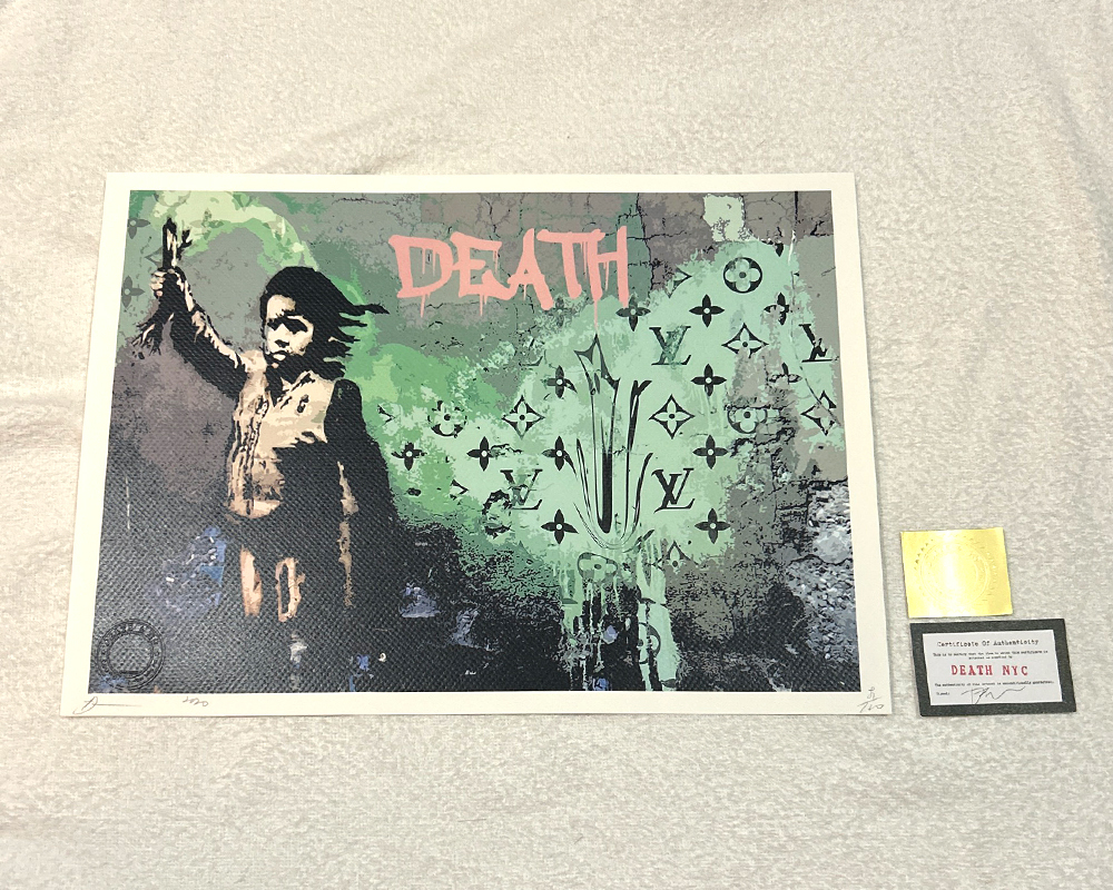 DEATH NYC バンクシー Banksy「TORCH BOY」ルイヴィトン