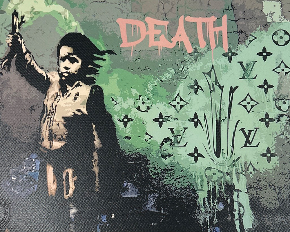DEATH NYC バンクシー Banksy「TORCH BOY」ルイヴィトン