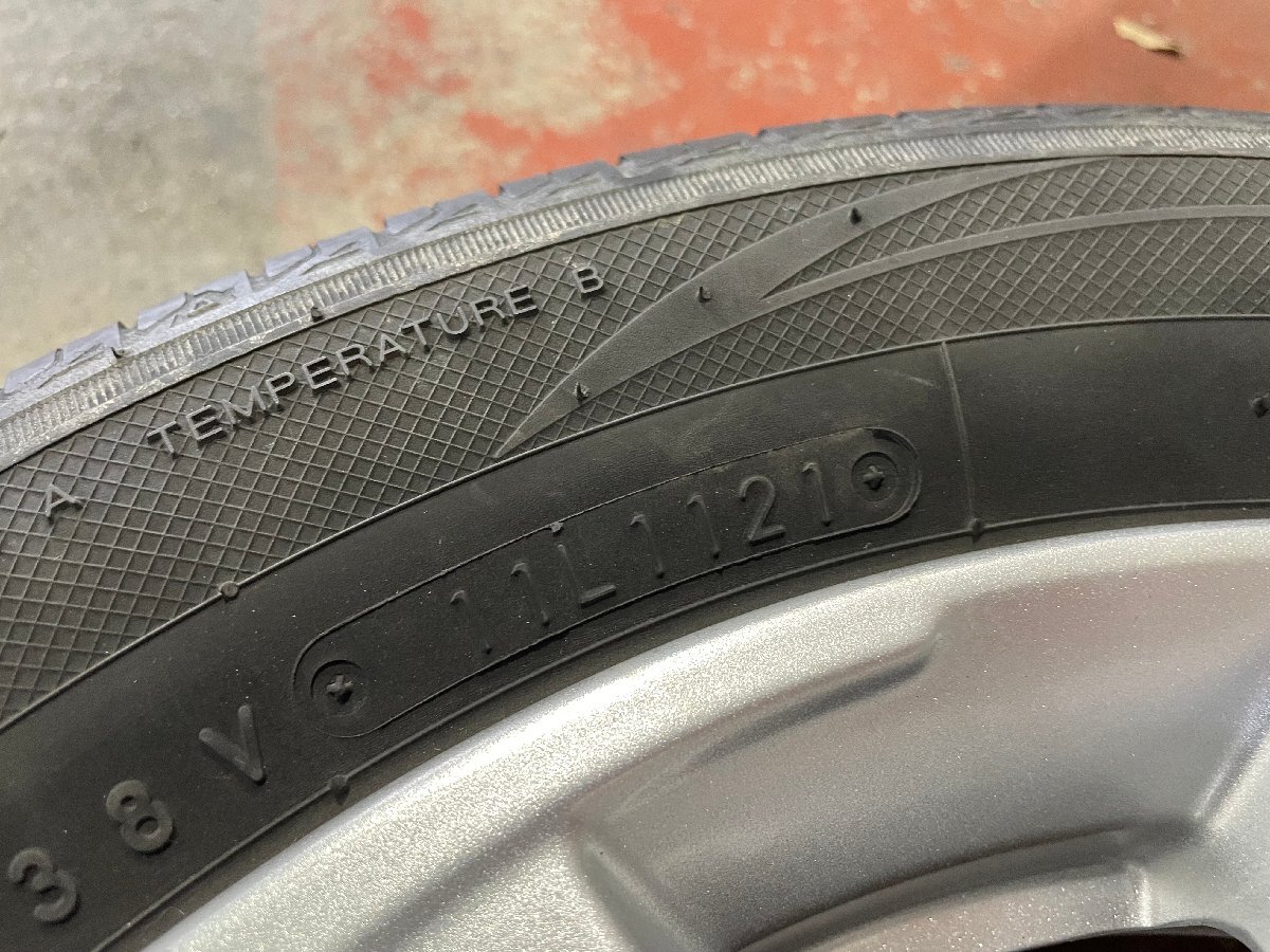 ★B21A 日産 デイズルークス　純正 14インチ アルミ ホイール　2本　14×4.5J +46 PCD100 4穴 ハブ径56　TOYO 夏 2021年製 155/65R14★_画像6