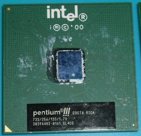 intel ペンティアム Pentium III 733 SL4CG_画像1