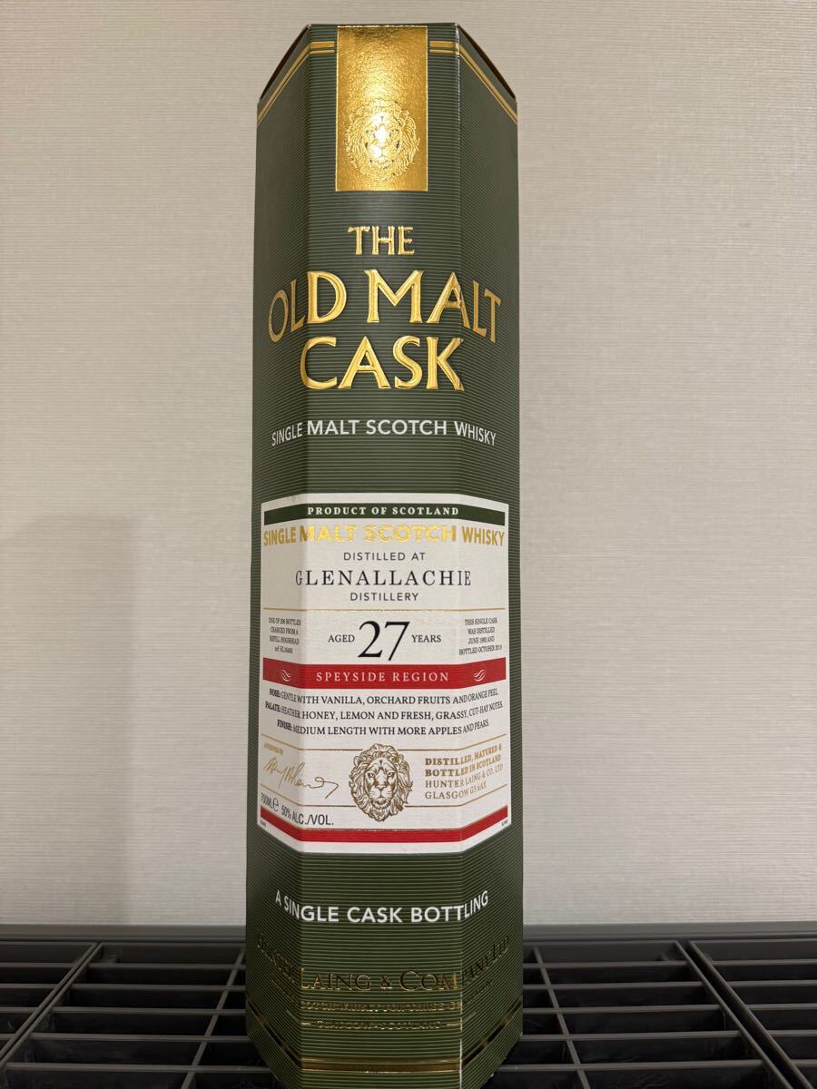 ハンターレイン OLD MALT CASK グレンアラヒー1992-2019 27年
