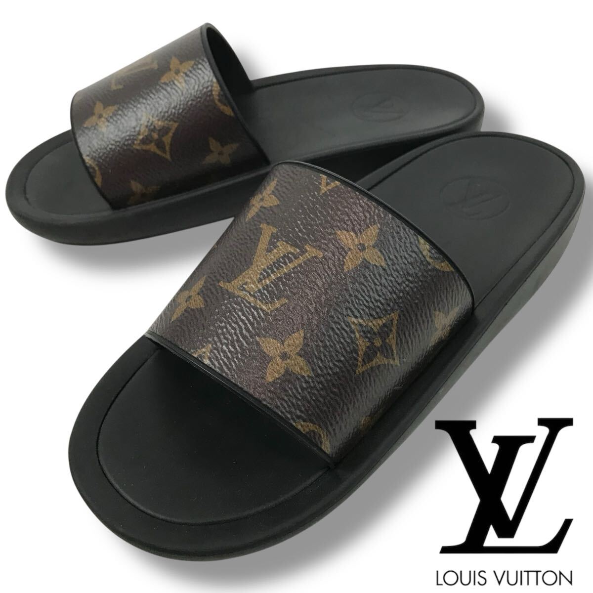 LOUIS VUITTON ルイヴィトン モノグラム サンダル z183 良品 LOUIS VUITTON ルイヴィトン モノグラム シャワー