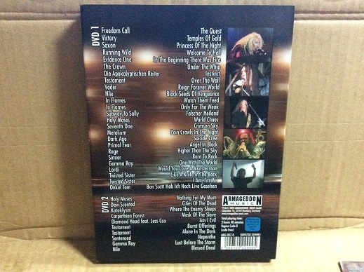 DVD Armageddon Over Wacken 輸入盤 送料無料 2枚組 アルマゲドン・オーヴァー・ヴァッケン デジパック仕様 V.A. メタル