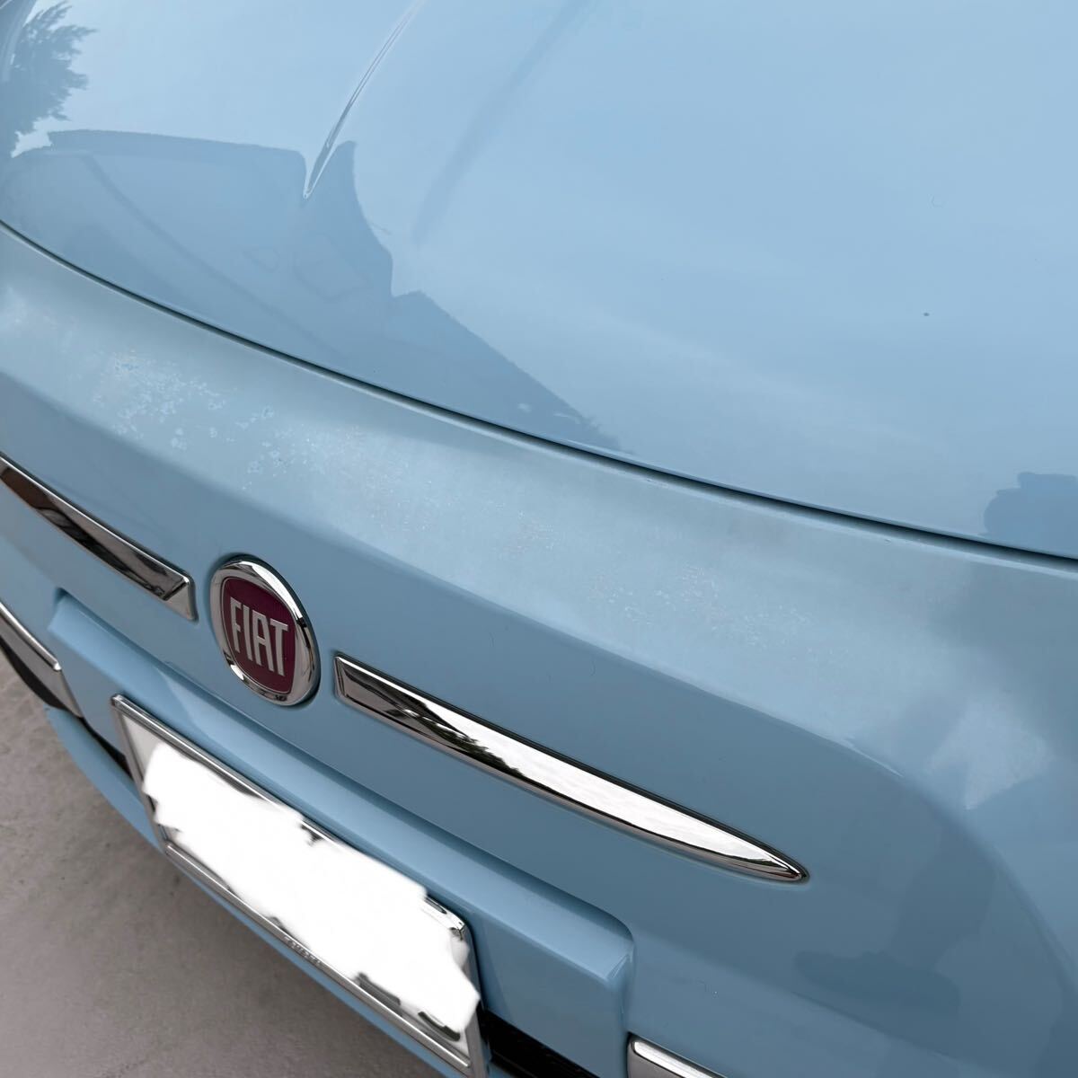 美車◎福岡発◎現(xiàn)車確認◎人気のブルー◎フィアット500 ラウンジ◎走行距離少目◎