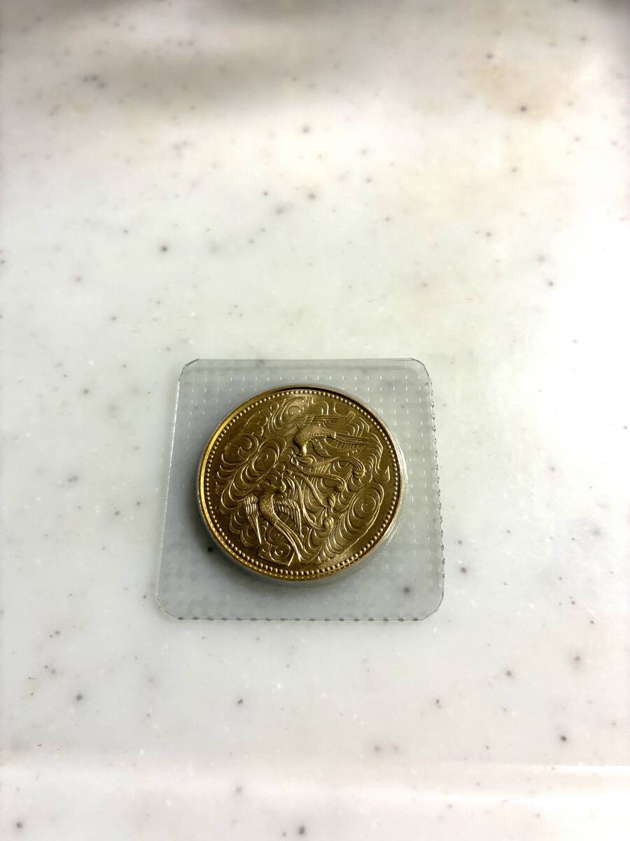 天皇陛下御在位60年記念10万円金貨幣 昭和61年銘（ブリスター