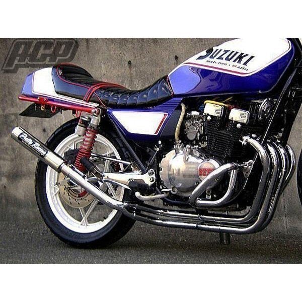 プリティー制 GSX400ＦＳ 改 タイプ２ 4-2-1 マフラー メッキ