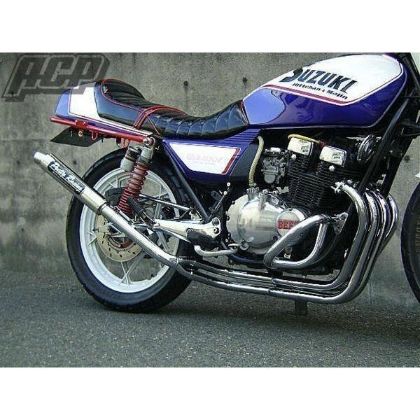 プリティー制 GSX400ＦＳ 改 タイプ１ 4-2-1 マフラー メッキ