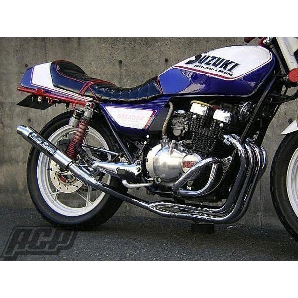 プリティー制 GSX400Ｆ 極 タイプ２ 4-2-1 マフラー メッキ