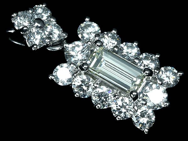 UO15886T[1 иен ~] новый товар [RK драгоценнный камень ]{Diamond} первоклассный желтый бриллиант 0.381ct первоклассный прозрачный diamond общий итого 0.82ct Pt900 высококлассный подвеска head 