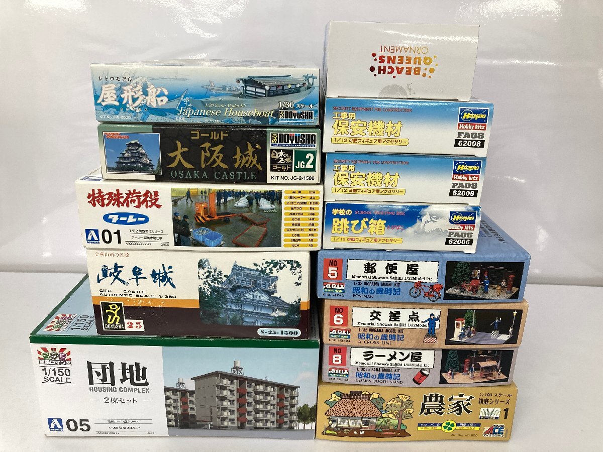 [同梱不可] (ジャンク扱い) ジオラマ プラモデル まとめ売り
