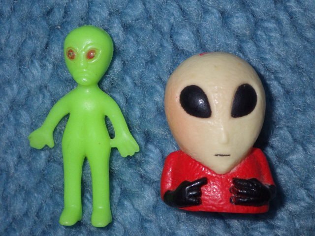 90’S★宇宙人★エイリアン★フィギュア★指人形★キャップ★36★ビンテージ★UFO★蓄光★夜光★ロズウェル事件★不思議★謎★チープトイ