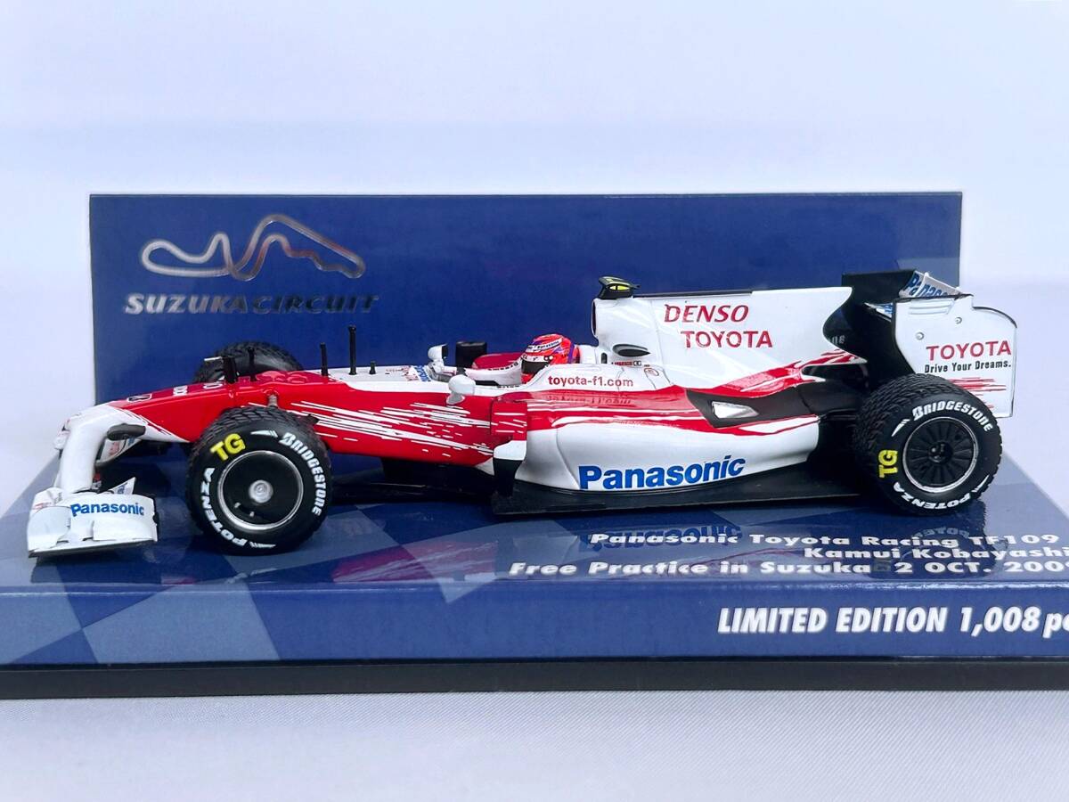 鈴鹿別注 1/43 トヨタ TF109 小林可夢(mèng)偉