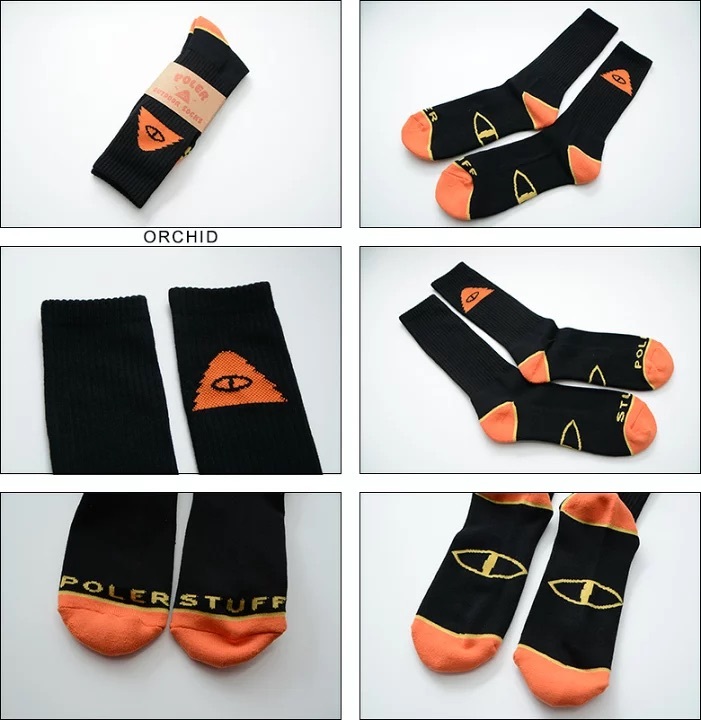 POLeR Pola - уличный # включая доставку # Icon носки # чёрный черный # скейтборд серфинг American Casual кемпинг neitaru Patagonia 