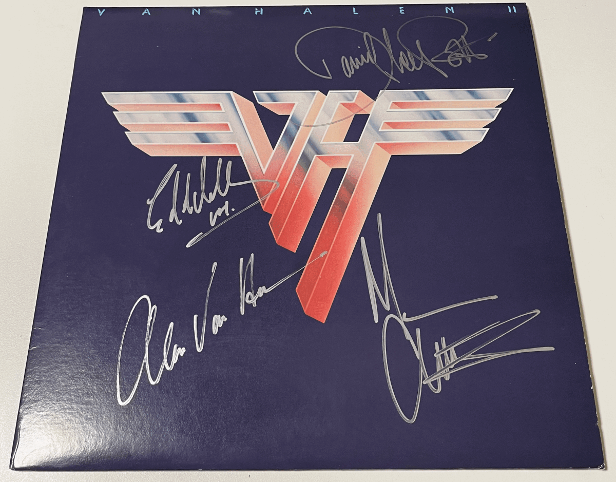 直筆サイン入り　Van Halen / II ヴァン?ヘイレン　LP