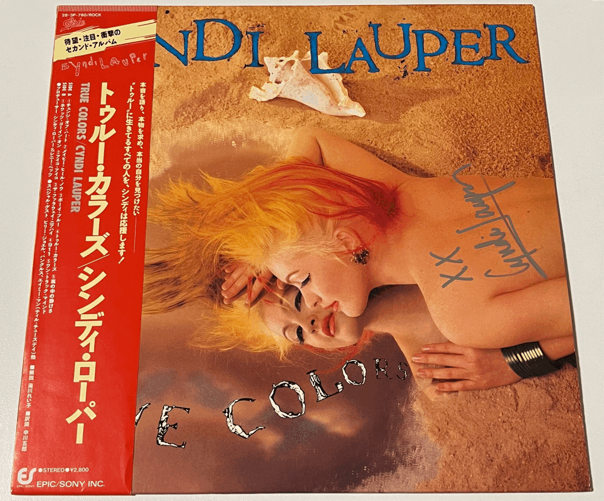 貴重❗️CYNDI LAUPER,直筆サインCD シンディ・ローパー - メルカリ
