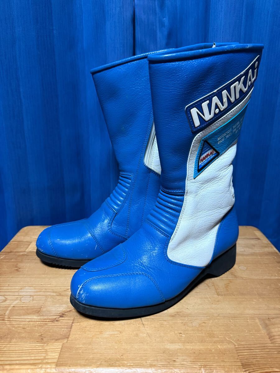 當(dāng)時(shí)物 NANKAI 南海 ナンカイ レーシングブーツ 青 23.5cm