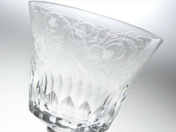 n656 Baccarat バカラ クリスタル パルメ ペア ワイングラス 2客