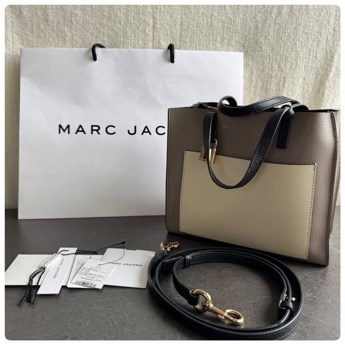 ★MARC JACOBS マークジェイコブス　レザー2WAY ショルダー 斜め掛け レディースバッグ★