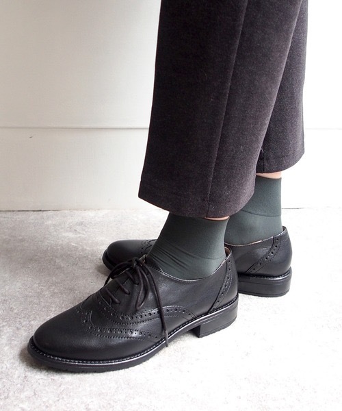 ★試着のみ/あしながおじさん レディース クラシックレースアップシューズ36(23cm)★_画像10