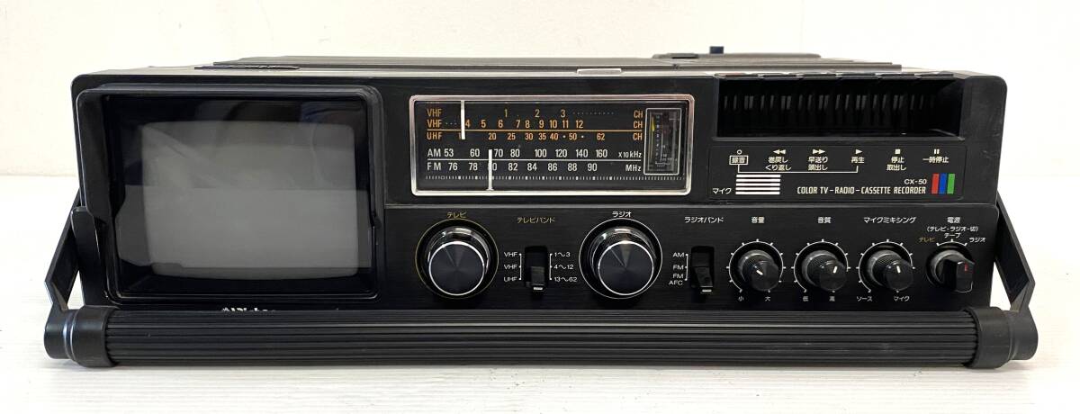 **k26 Victor Victor цвет телевизор CX-50 type магнитола передвижной товар транзистор тип Showa Retro античный кассетная дека радио **