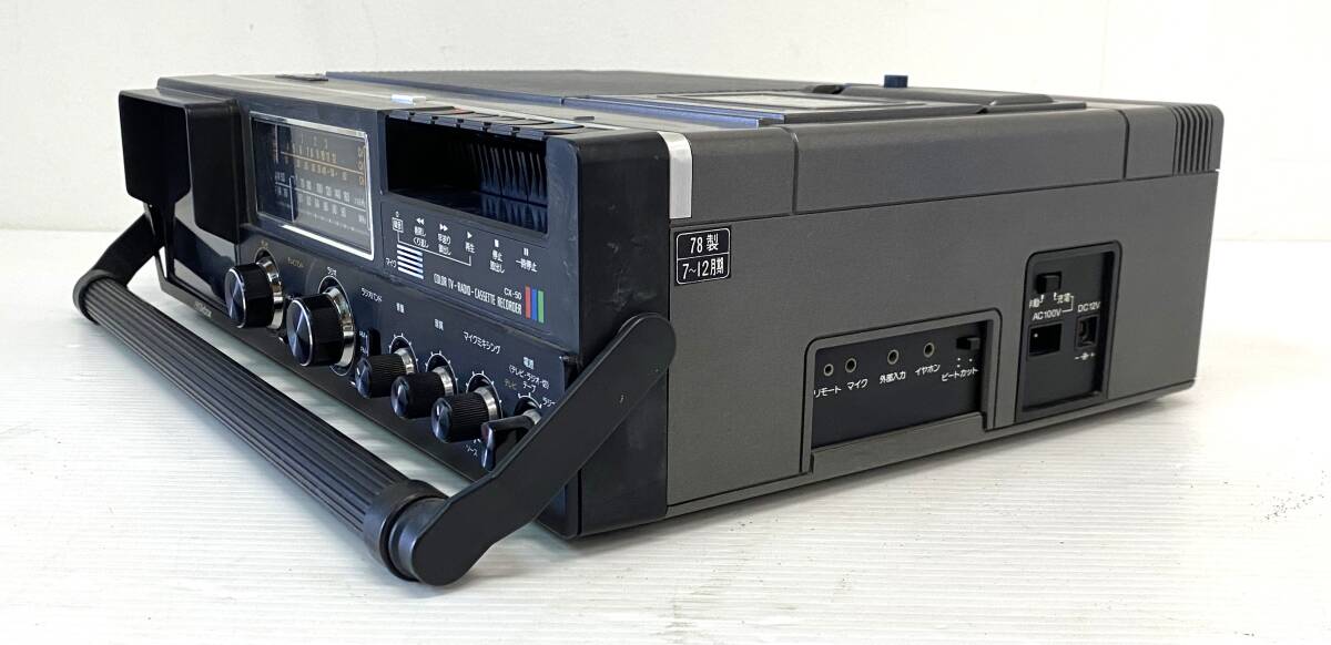 **k26 Victor Victor цвет телевизор CX-50 type магнитола передвижной товар транзистор тип Showa Retro античный кассетная дека радио **