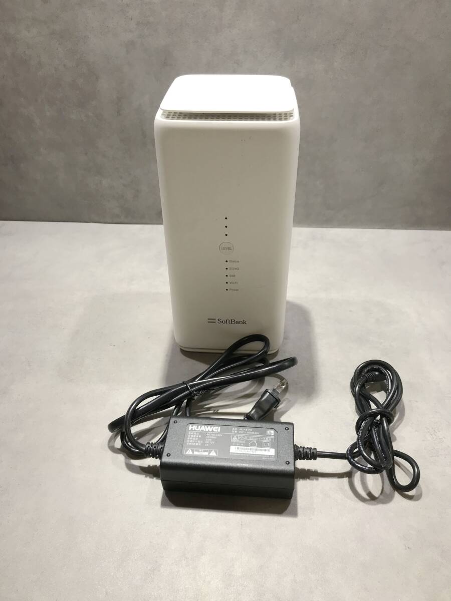 S12096*SoftBank SoftBank воздушный терминал Wi-Fi маршрутизатор CKB01 адаптер HW-120200J0A приложен работа OK[ гарантия иметь ]250619