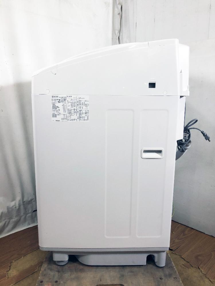 送料無料★2021年制★極上超美品 中古★SHARP 8kg 穴なし槽で節(jié)水/清潔!!時(shí)短コース搭載！洗濯干燥機(jī)【ES-TX8E-W】F2YO