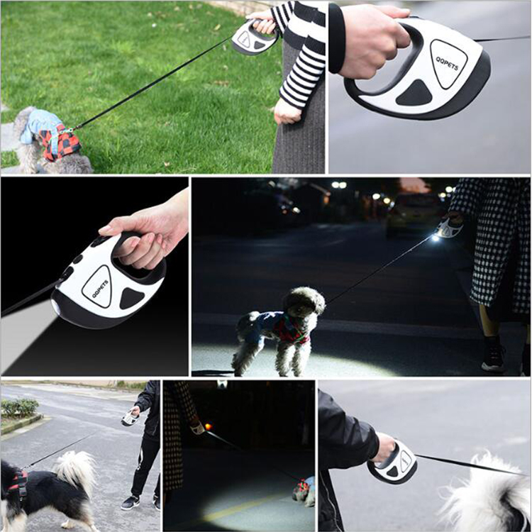 (黄色x赤3m) 犬用リード 自動伸縮リード ドッグリード 巻き取り式 LEDライト付き ペット用 リード 自動巻き 小中大型犬用 お散歩 お出かけ_画像10