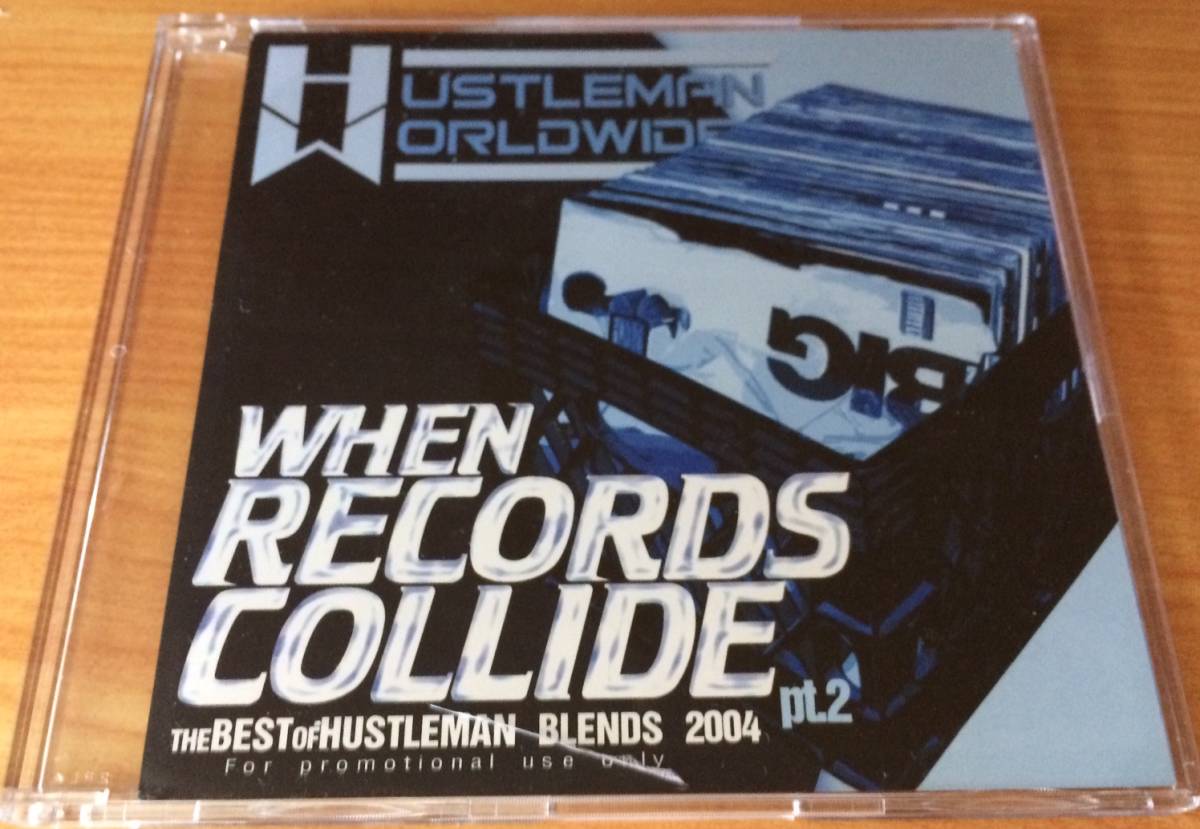 【Hiphop】Hustleman Worldwide - When Records Collide pt.2/検 DJ KIYO/DJ KENTA/DJ HIGHSCHOOL/BUSHMIND/MURO/DJ MISSIE/MIX CD_画像1
