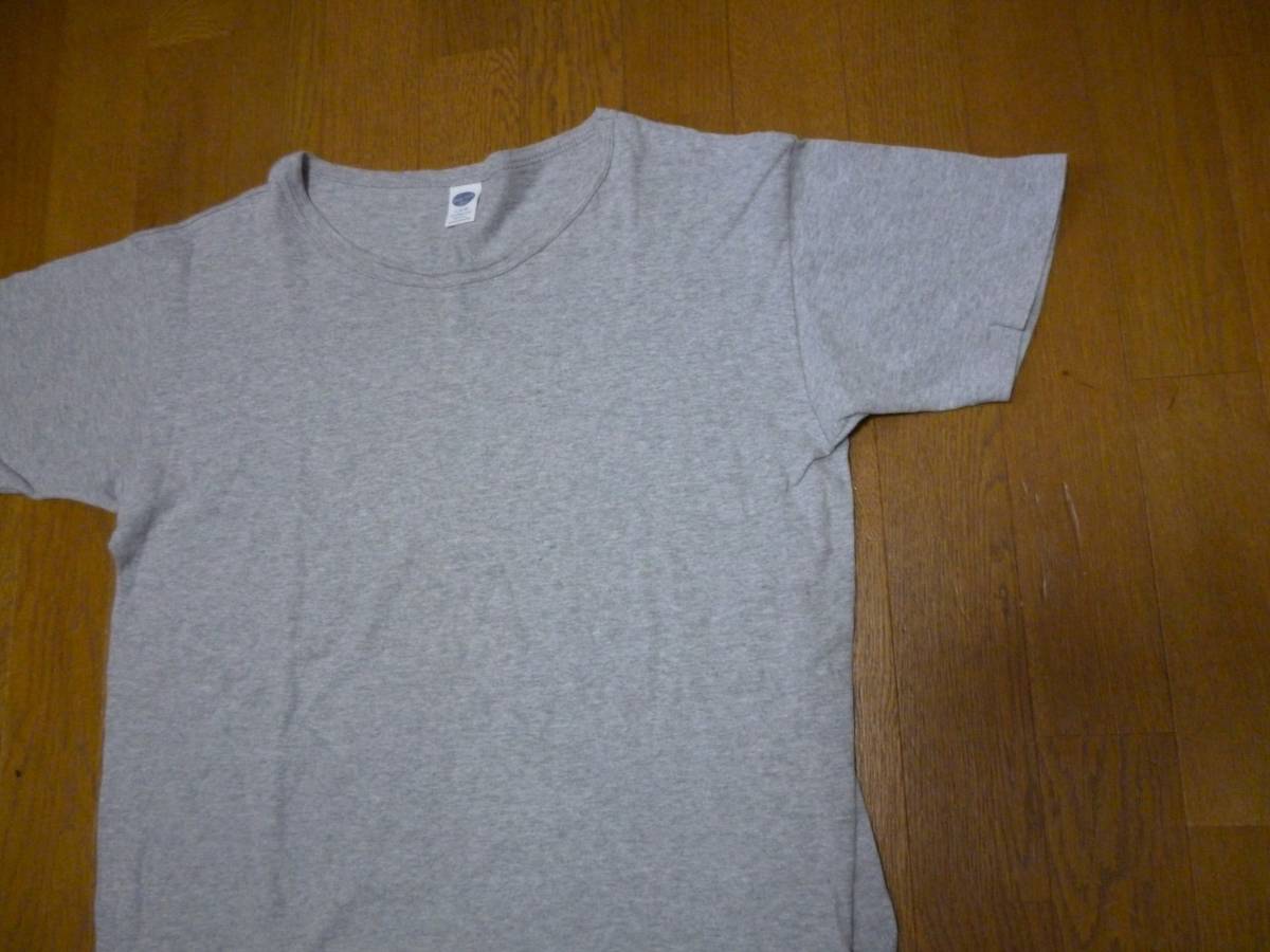 送料３７０円★【WallWallSport 】★MADE IN USAアメリカ製 WallWallSport　綿１００％ 無地Tシャツ★Lサイズ(42-44) グレー色_画像8