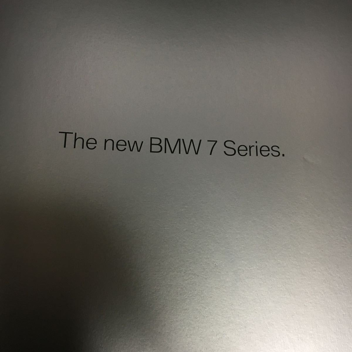 BMW 7 series catalog collection .740.750 F01 2009 year ~2015 year 