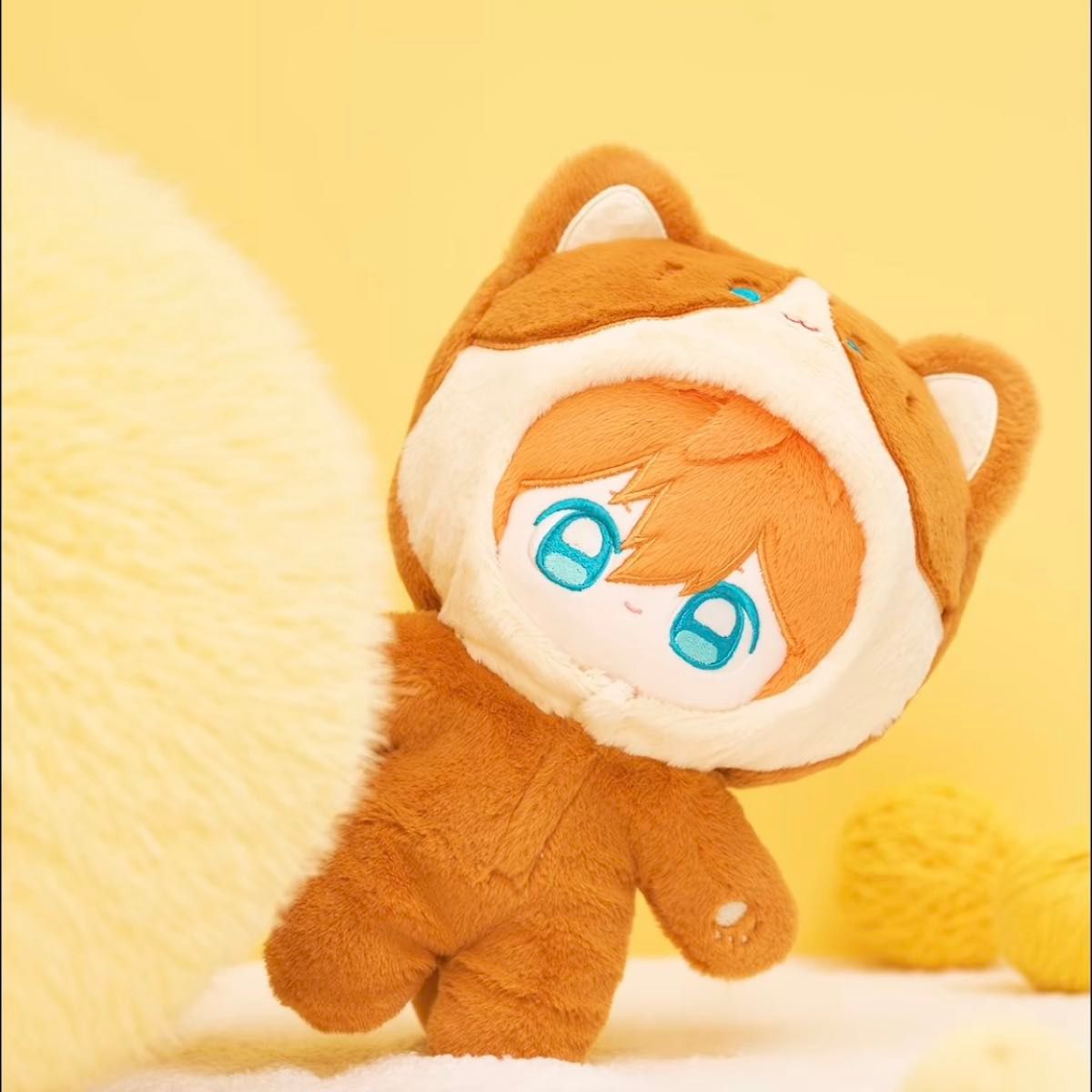 20cmハイクオリティな可愛い着せ替えぬいぐるみ♪ 朔間凛月 朔間凛月 あんスタ 萌萌ぬいぐるみ 中国限定 20cm 着せ替え 猫