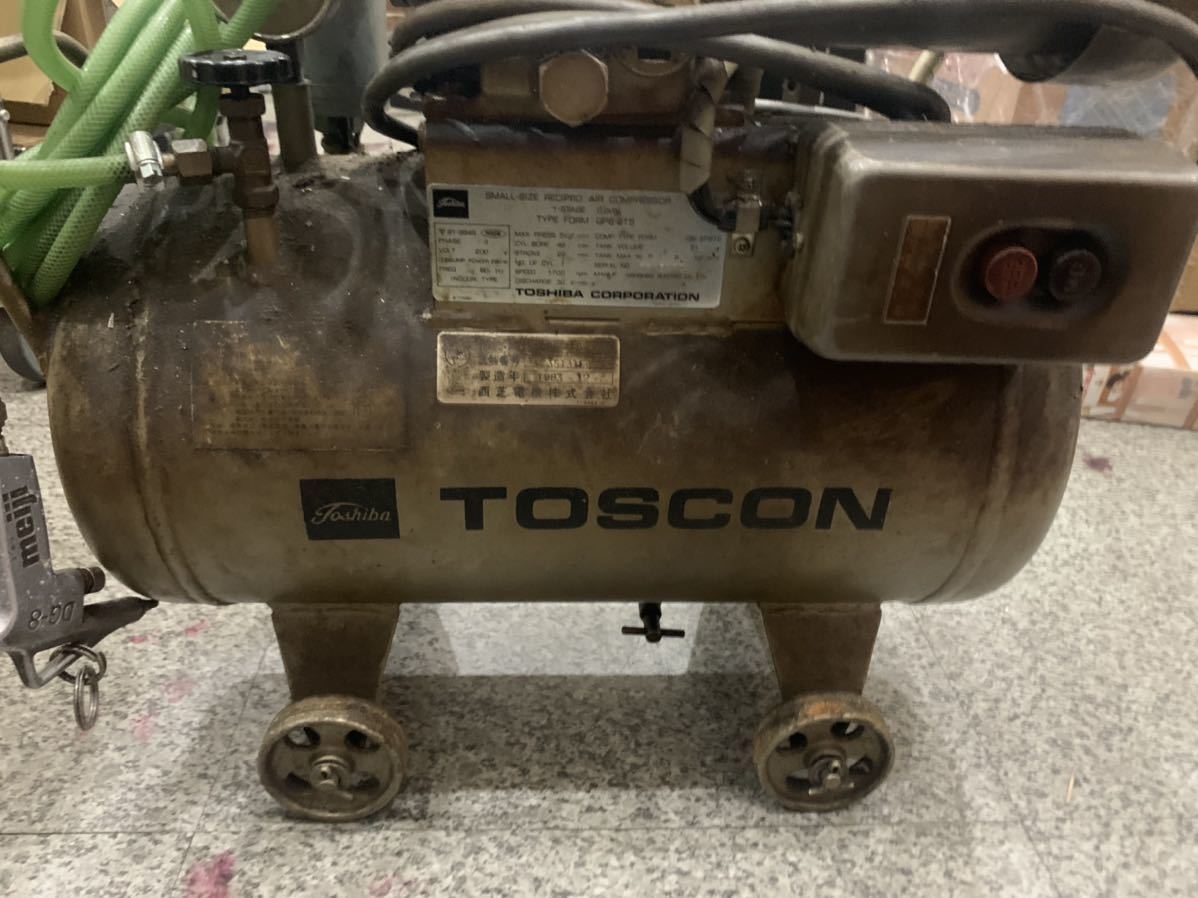 Dettagli dell'articolo TOSCON エアーコンプレッサー 動作品 GP6-2T5